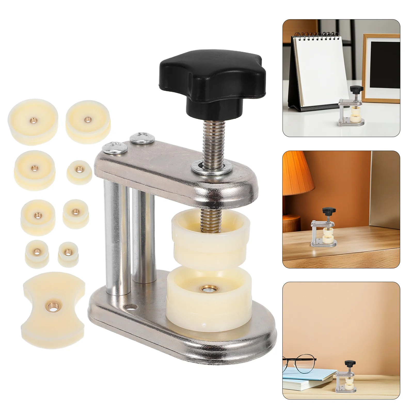 

Watch Back Closing Machine Precision Screw Capping Tool for Watchmakers Robust Build Reduces Errors Ideal for Personal