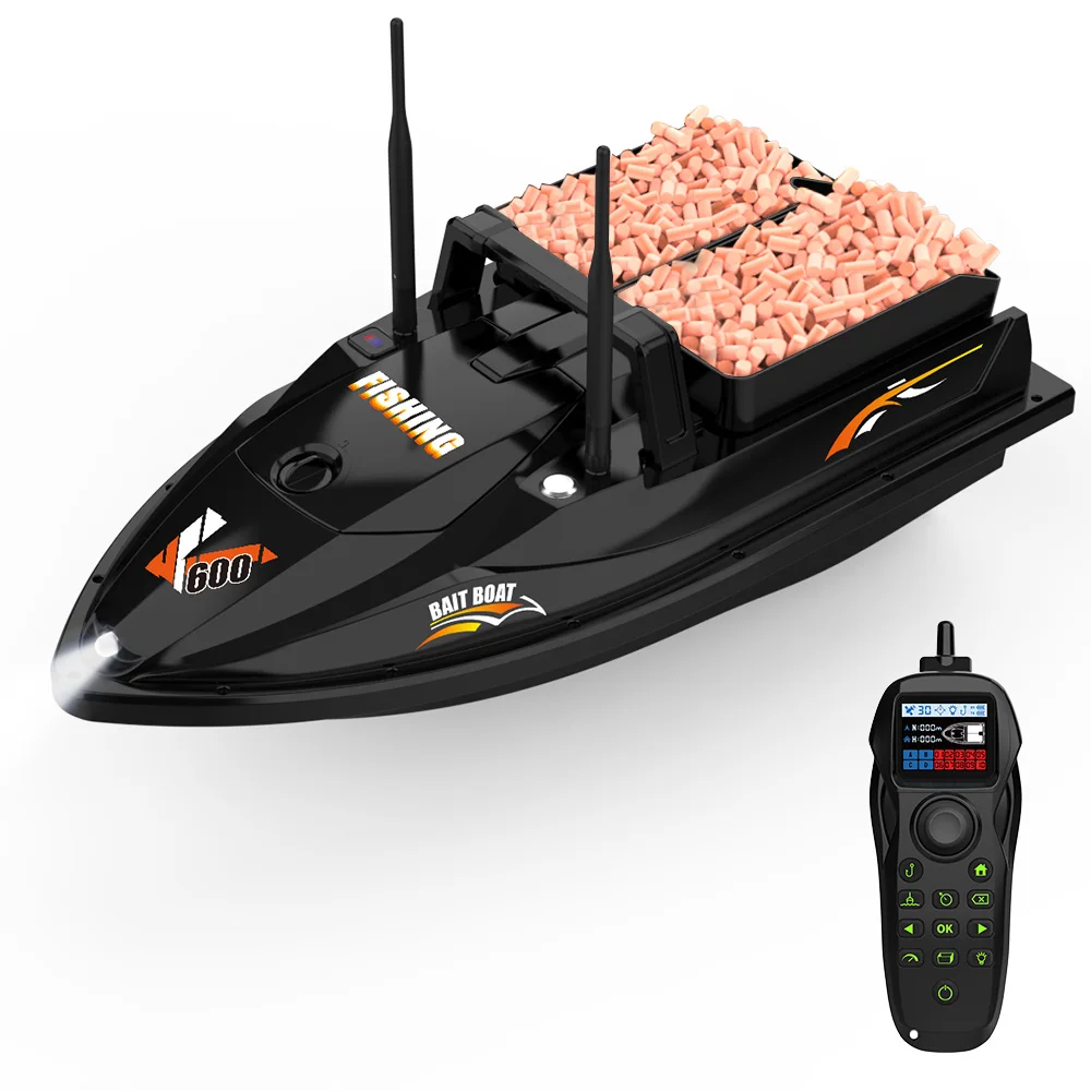 53CM Auto Return Cruise GPS Bait Boat 500M GPS Smart 4 Fishing Field 200 Positioning Point Remote Control Fishing Nesting Boat