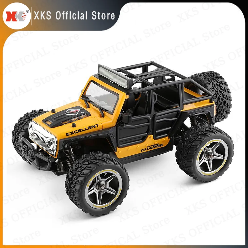 Wltoys XKS 22201 RC Car 1/22 2WD modele pojazdów Propotional 2.4G sterowanie Withe W/Light Off-Road Climb zdalnie sterowana ciężarówka zabawka dla