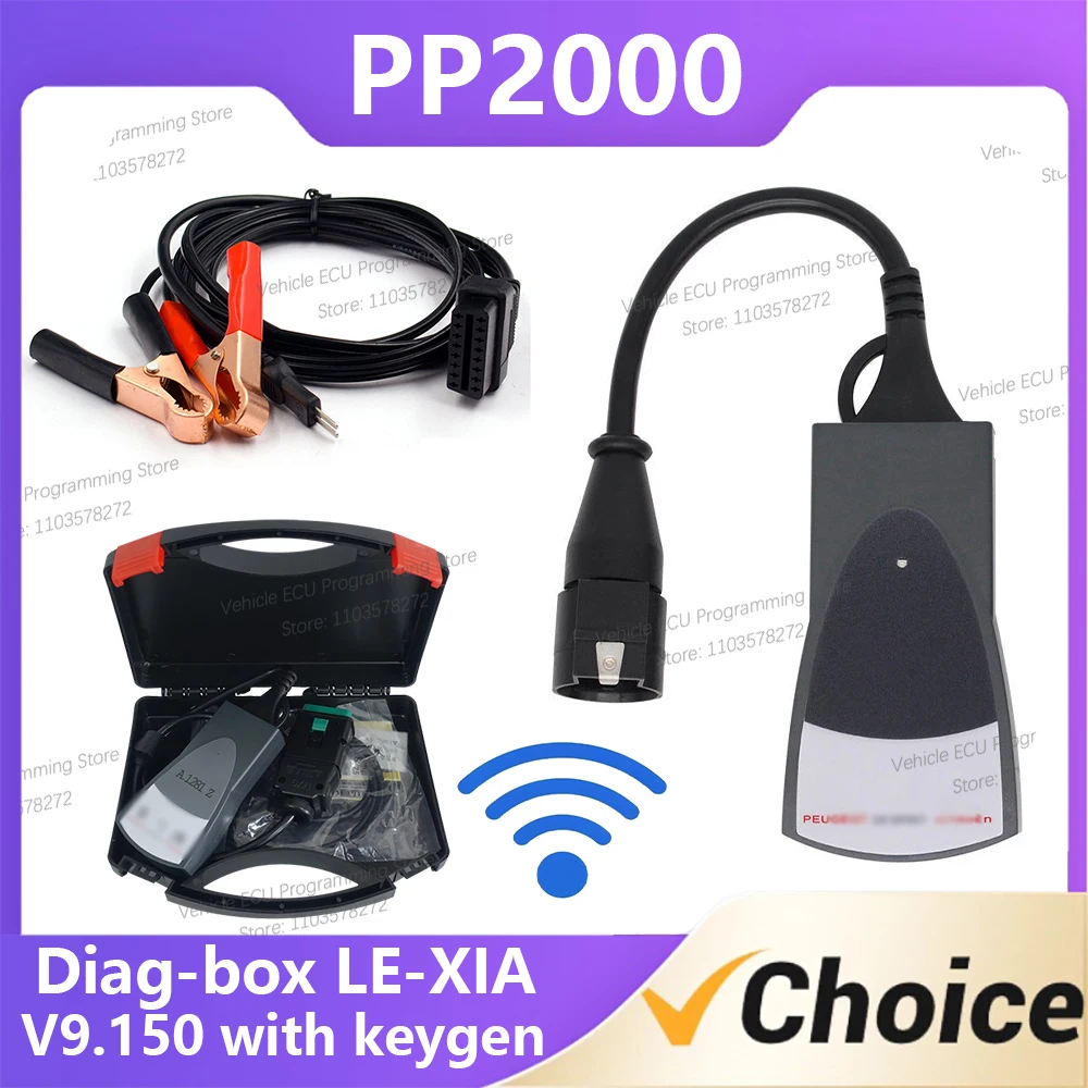 

PP2000 with clip Normal Chip diagnostic tools V9.150 Work for Citr-oen/For Peo-geot/For D-S Automobiles/For Op-el Multi-Brands