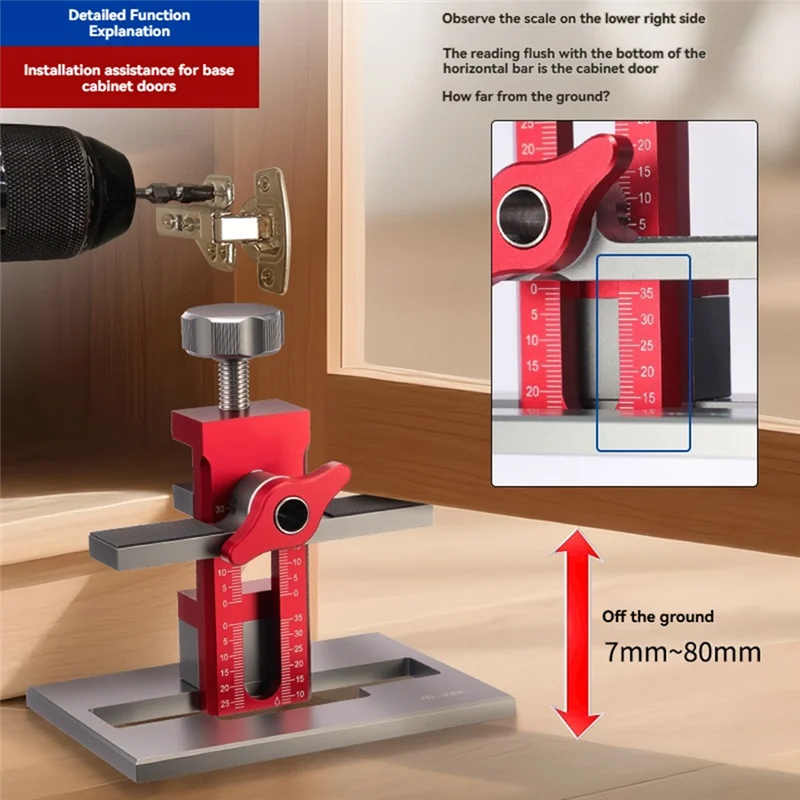 

AS60-устатальный позиционер, зажим для двери шкафа, вспомогательный инструмент, сверло, перфорированное монтажное приспособление