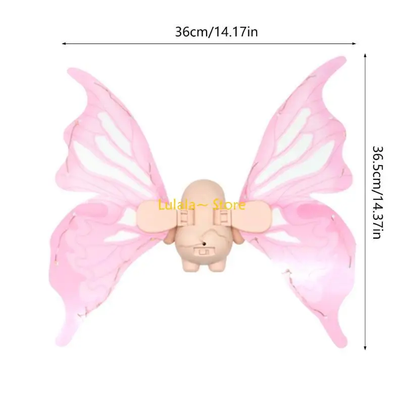 Y4qa świecące Wing Party Anioł Wing Girls Udawanie kostiumów