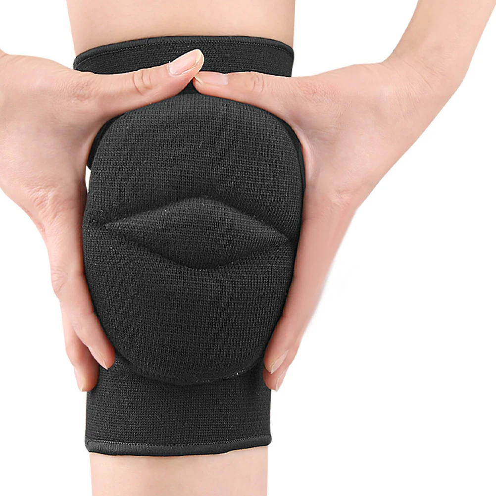 

Sponge Thick Knee Protector Knee Brace Anti-Collision Breathable Sports Support for Yoga Training Volleyball Basketball Running