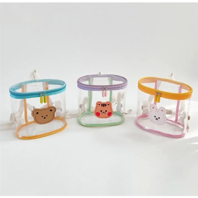 

Baby Transparent Backpacks Kindergarten Children's Schoolbag Shoulder Bags Beach Swimming Toy Child Kids Infant Waterproof Bags