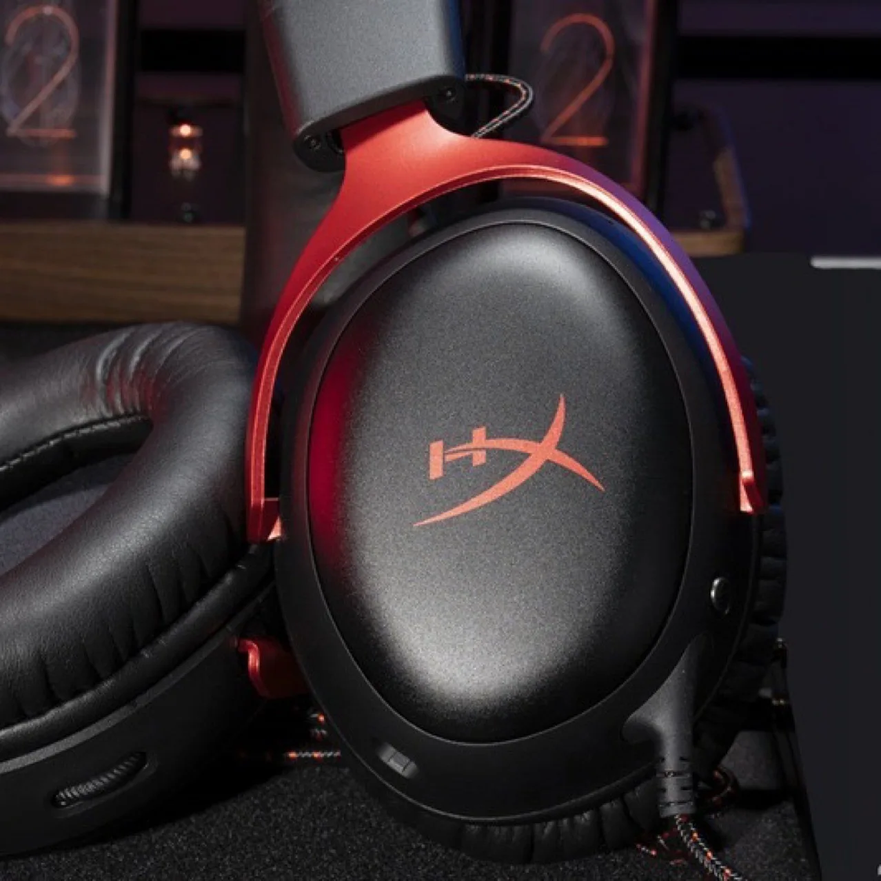 سماعات رأس HyperX CLOUD III Extreme Wireless Hurricane 3 للألعاب متوافقة مع سماعة Kingston الأصلية