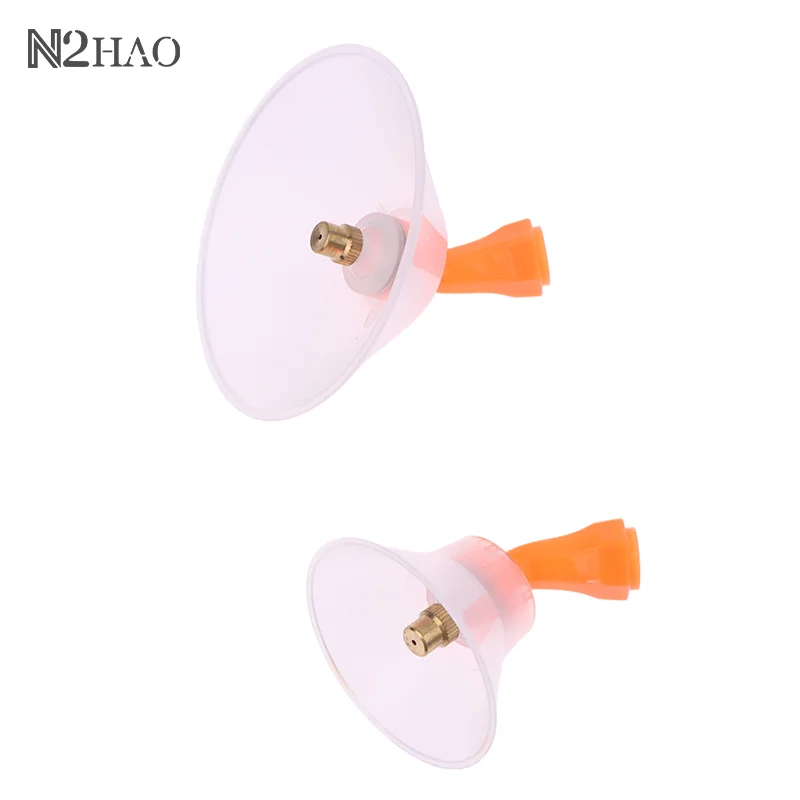 2pcs 6/10/13cm Agricultural Copper Nozzle Garden Irrigation Adjustable Windproof Cover Long Service Life Anti Corrosion