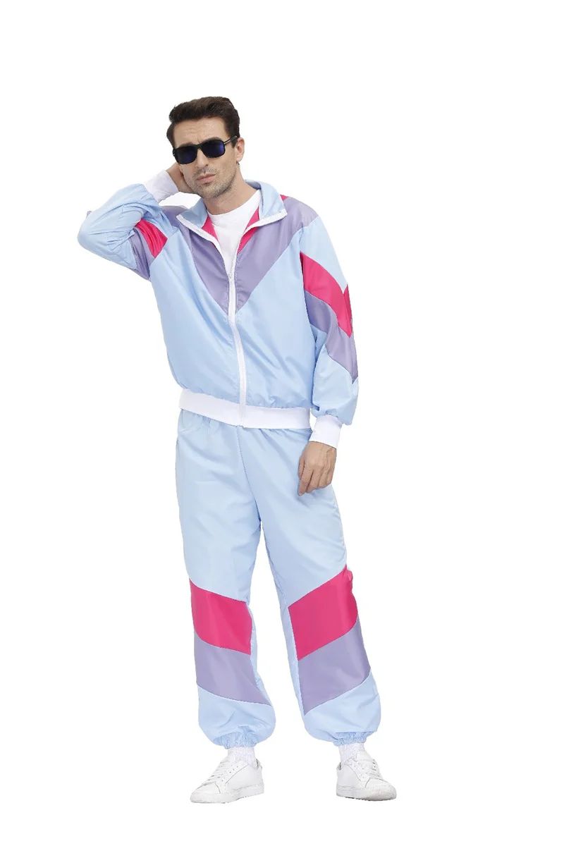 Costume d'Hiphélicoptère Vintage des années 80 et 90 pour Couples, Tenue de Carnaval, de dehors, de brev, d'Aérobic, de Ski