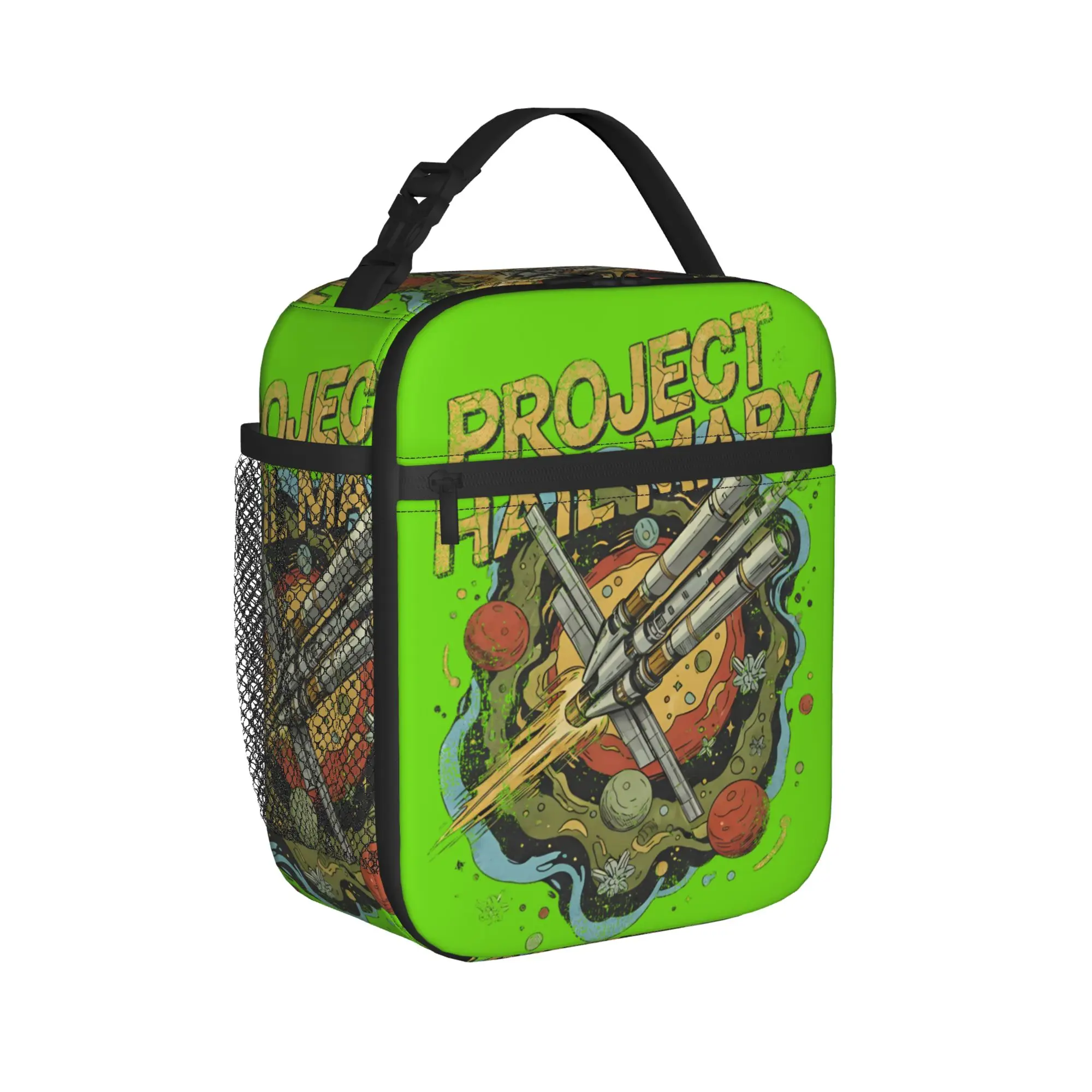 Project Hail Mary Space Ship Insulated Lunch Bags Thermal Bag Reusable,Meal Container  Portable Lunch Box Tote Food Storage Bags