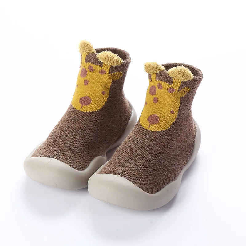 Spring and Fall Models of Children\'s Floor Socks Baby Silicone Soft Sole Floor Shoes Baby Indoor Non-slip Toddler Shoes