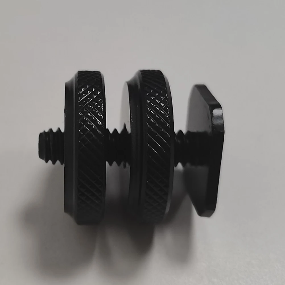 

Hot Shoe Mount Adapter 1/4 Inch Dslr Camera Rig Supply Enhanced Screw Dual Locking Flash Stand Tripod Adapter For Ttl Cable