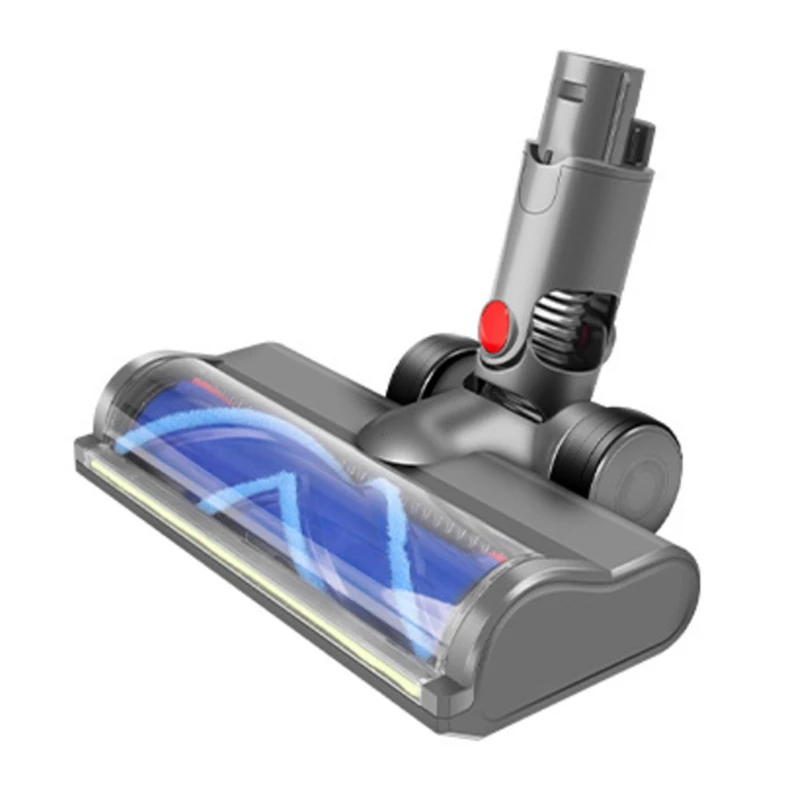 Direct Drive Brush Head For Dyson V6 DC58 DC59 DC62 DC72 Vacuum Attachment With LED Dust Lights For Floor Cleaner