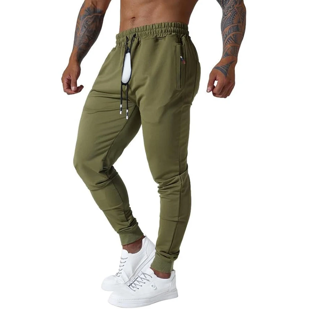 

Мужские спортивные брюки-джоггеры с удлиненной молнией, открытым шаговым швом, больших размеров, с манжетами, повседневные