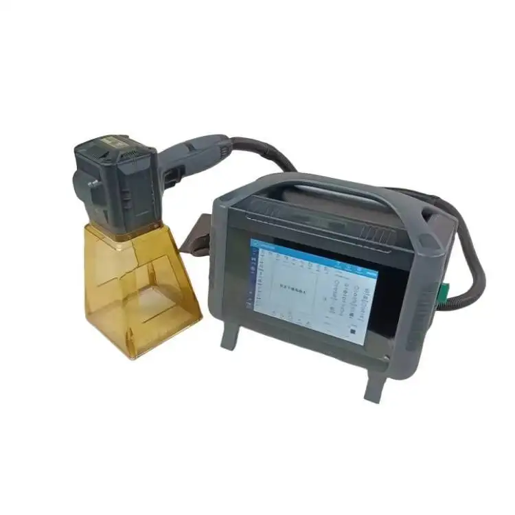 Portable 50W Handheld Fiber Marking Hine Laser Printer For Engraving Metal Sheets And Plates 30W Type L