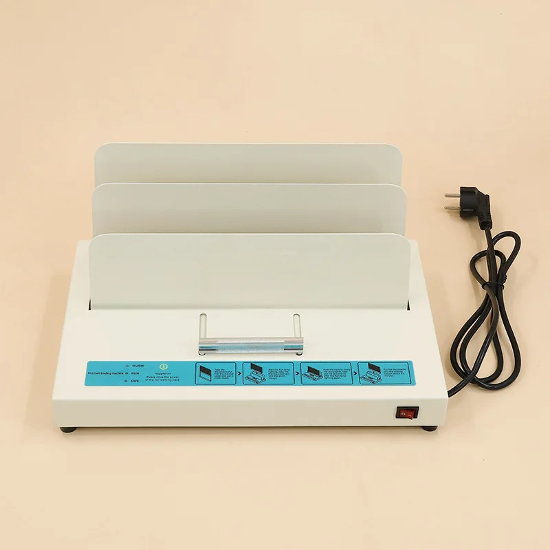 Automatic Hot Melt Binding Machine Office Documents Contract Binding Machine Magazine Books No Punching Hot Melt Adhesive