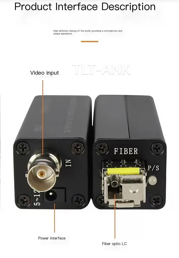 Mini 1080P 3G HD SDI BNC To Fiber Optical Media Audio Converter HD SDI Over Fiber Optic Video Transceiver Extender 20km