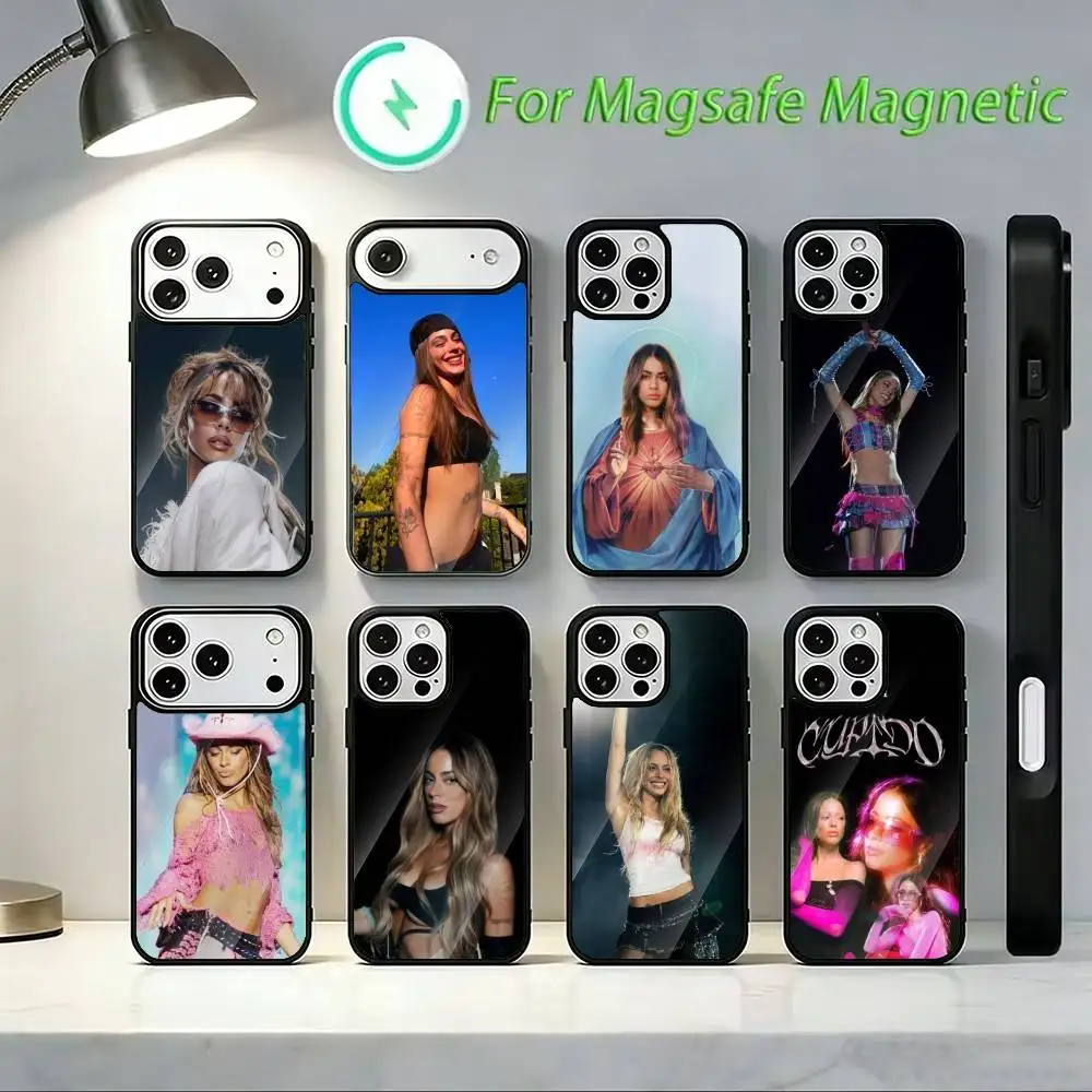 Tini T-Triple S-Stoessel Phone Case For iPhone 17 16 15 14 13 12 Pro Max Plus for Mirror Wireless Magnetic Cover
