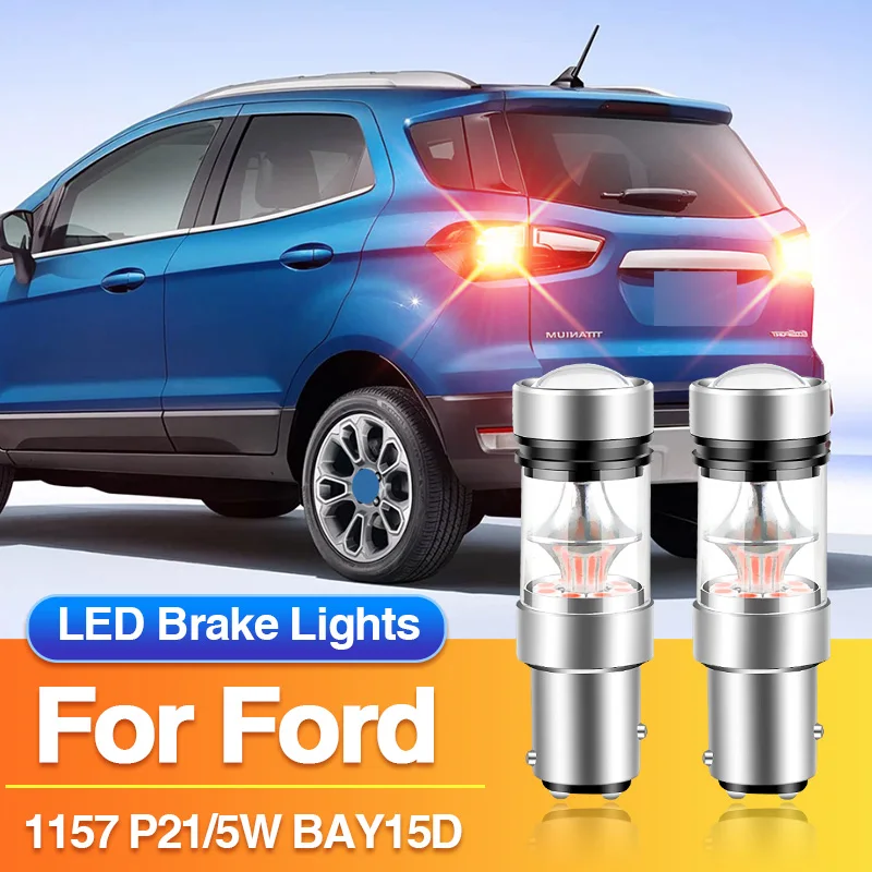 2PCS P21/5W Red Led… - image