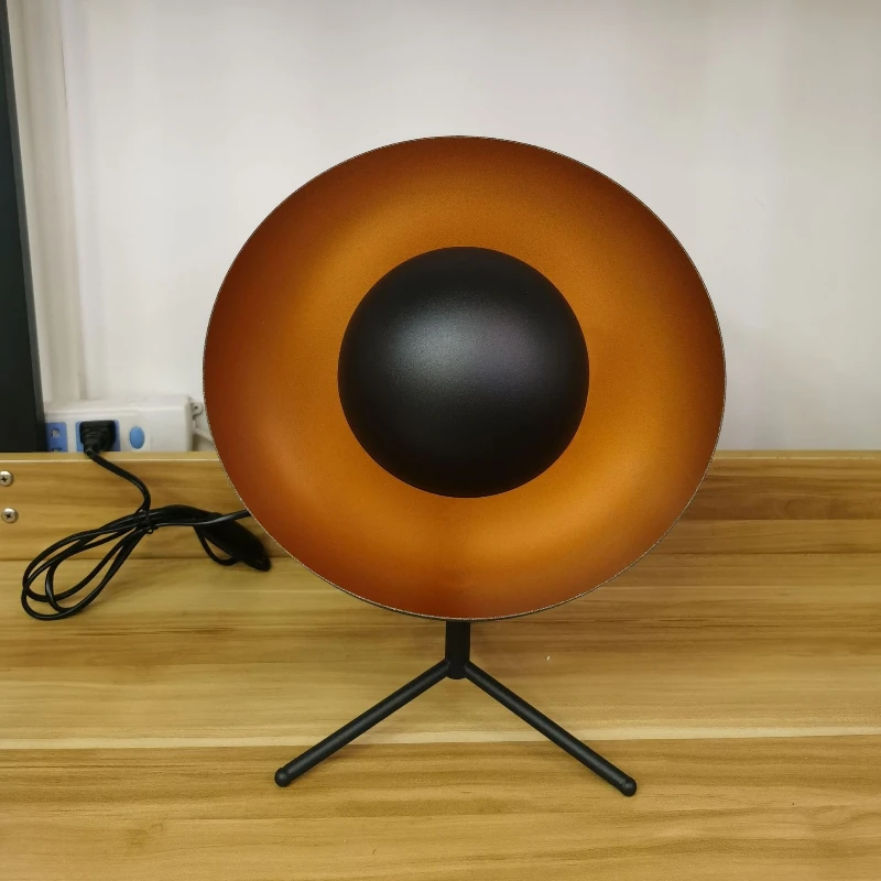 Nordic Danish Designer Satellite Desk Lamp Parlour Sofa Bar Counter Model Houses Bedroom Bedside Retro Radar Tripod Table Light