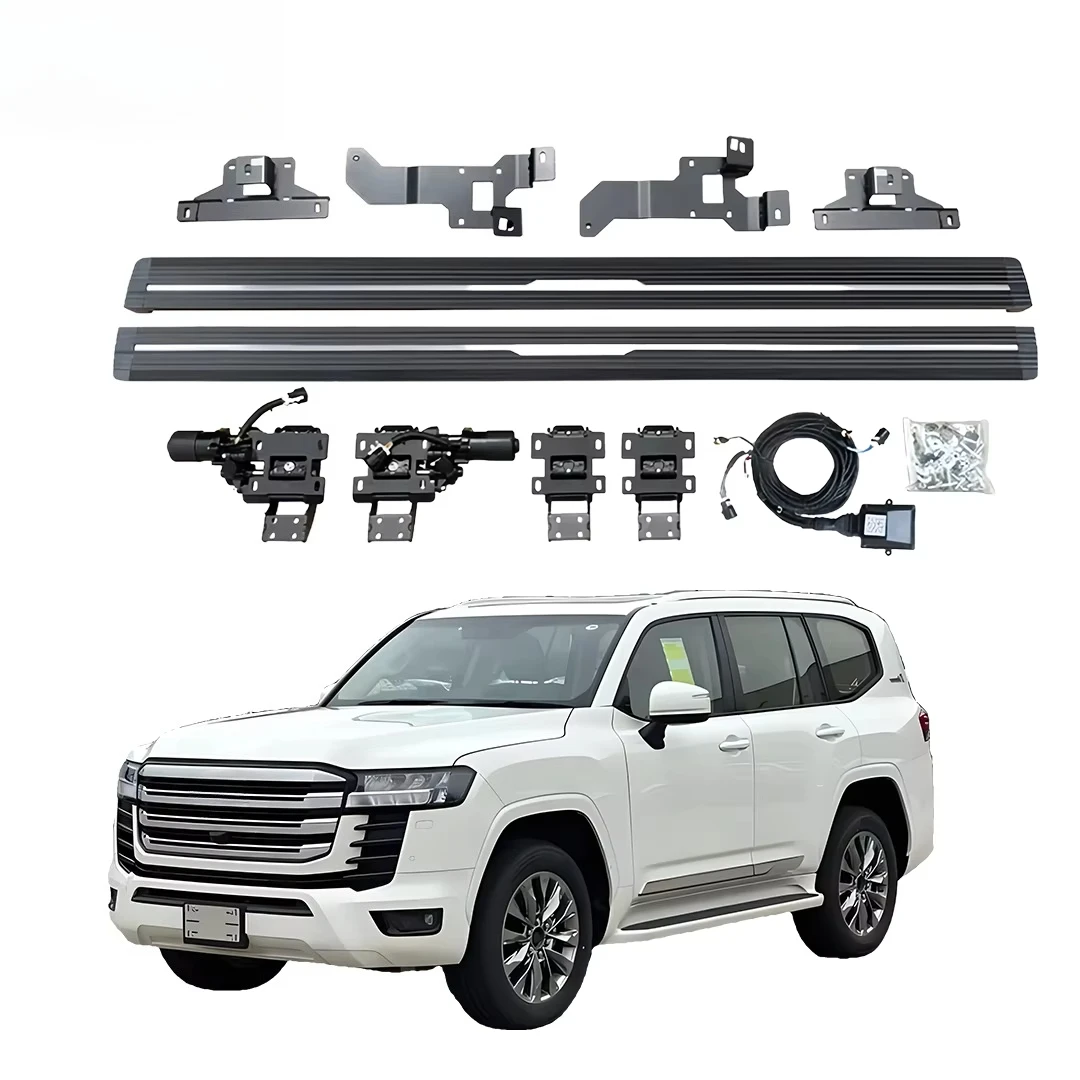 

Land Cruiser Aluminum Automatic Automotive Electronic Side Pedal Liush RetrofitPower Electric Side Pedal