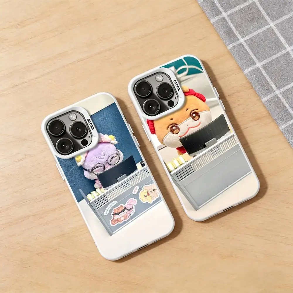

A-AniteezZ Work Phone Case for iPhone 17 16 15 14 13 12 11 Pro Plus Max Air Mini X XS TPU Bumper