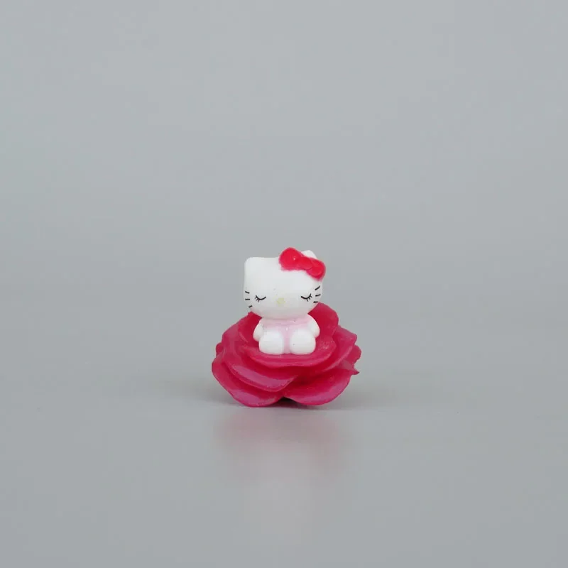 Sanrio Cartoon Anime Cute Mini Hello Kitty Doll DIY Patch Material Micro Landscape Decoration Pendant Sheep Eye Pendant