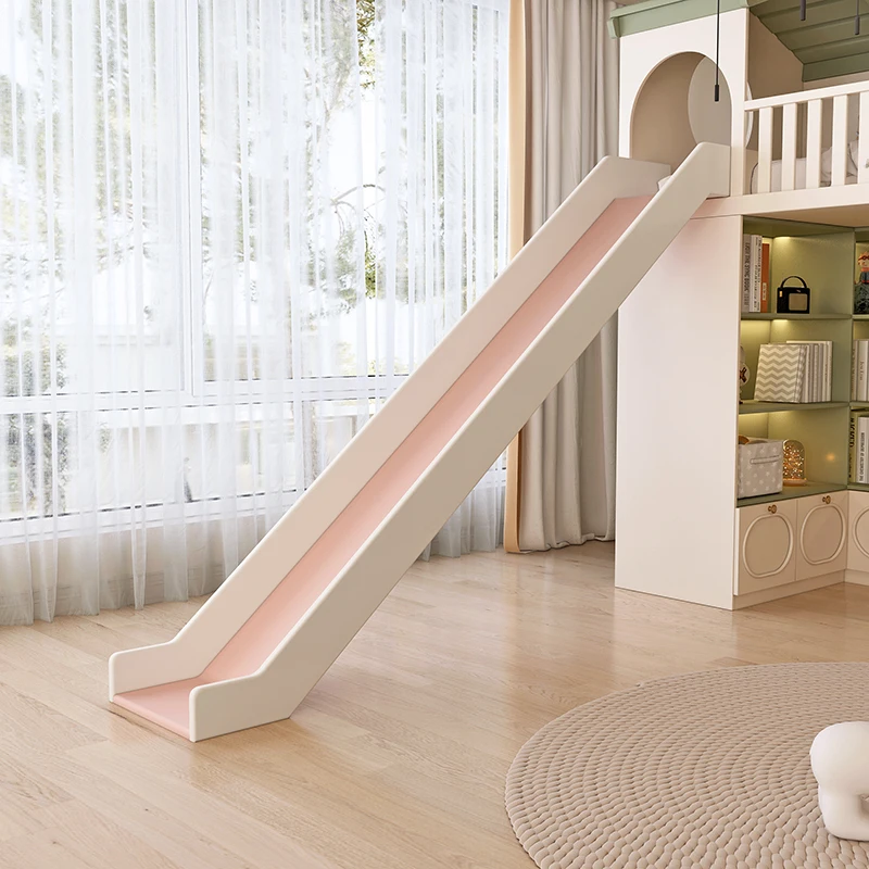 

Household indoor slides, homestay slides, upper and lower bed wooden matching slides