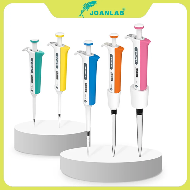 

JOANLAB Adjustable Micropipette - Autoclavable Single Channel Manual Pipettor for Lab Liquid Handling