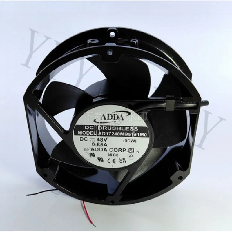 Y+ADDA AD17248MB5151M0 DC48V 0.85A 17251 17CM 2-Wire Inverter Cooling Fan