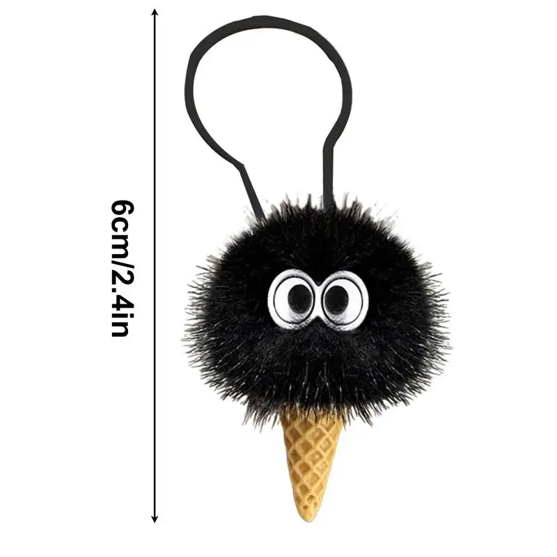 Plush Ice Cream Keychain Kids Keychain Car Keychains Pendant Adorable Keychain Adorable Bag Pendant Ice Cream Keychain Plush Bag