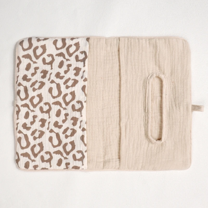 

Cotton Baby Crib Hanging Storage Bag Multiple Pockets for Diapers Wipe 15UB