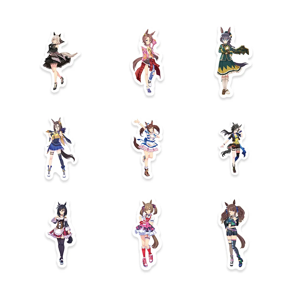 10/50/100 قطعة Umamusume ملصقات ديربي جميلة Kawaii أسبوع خاص الكتابة على الجدران أنيمي ميمي الشارات الاطفال اللعب الثلاجة المحمول الغيتار الدراجة #5
