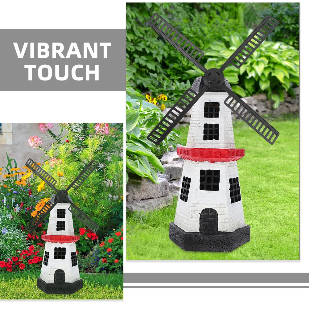 

3 Sets Accessories Dutch Windmill Fan Blades Garden Plastic Leaf Decoration Decorative Parts