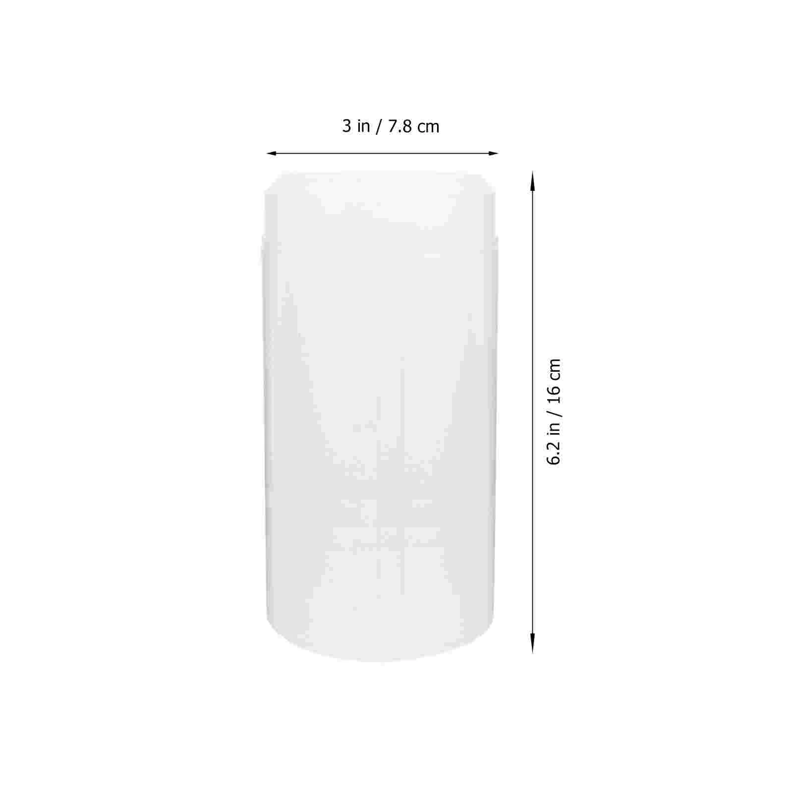 3 ชิ้น Retractable Clear แปรงแต่งหน้าแบบพกพาฝุ่นกันน้ําคอนเทนเนอร์เดินทางพลาสติก ganizers Storage Case