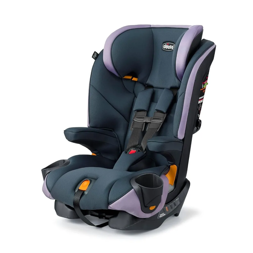 

MyFit® 2-in1 Harness Booster Car Seat, 5-Point Harness Car Seat and High Back Booster, for Children 26.5-100 lbs. | Haven/Purpl