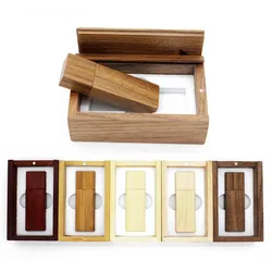 JASTER Photography Wooden Box USB Flash Drive Memory Stick Pendrive 128G 64G 16GB 32GB 8GB 4G 128M Wedding Gift Pen Drive U Disk