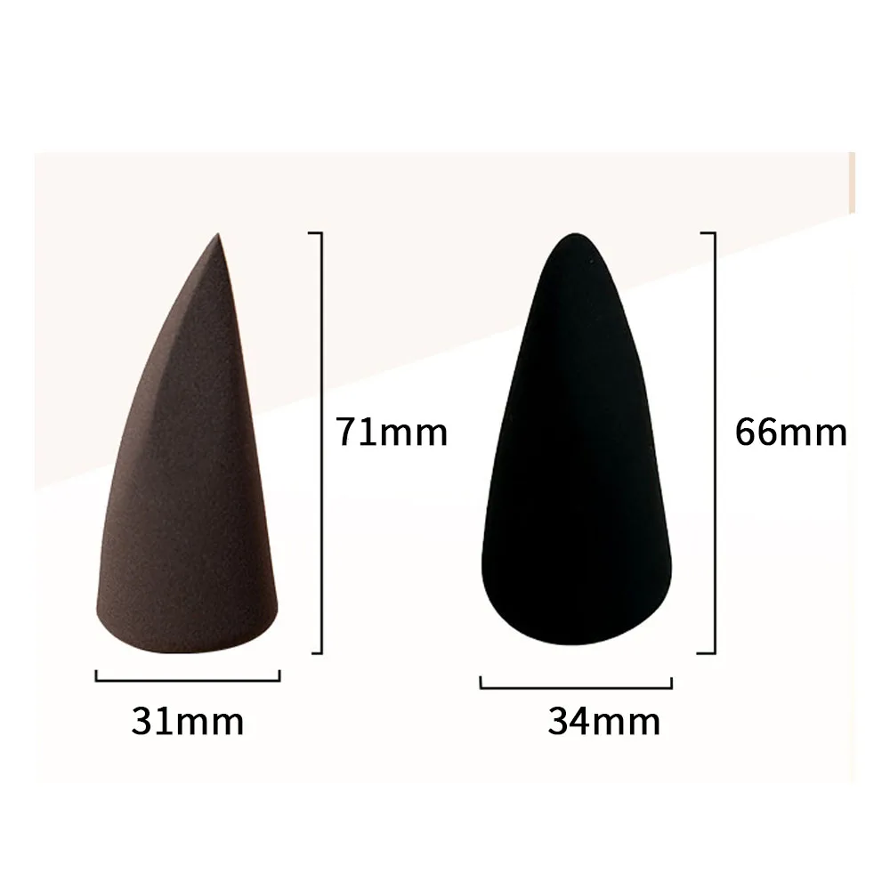 1/2/4/6Pcs Makeup Sponge Set Latex Free Bevel Cone Cut Dual Use Foundation Blending Sponge Christmas Stocking Stuffer Gift