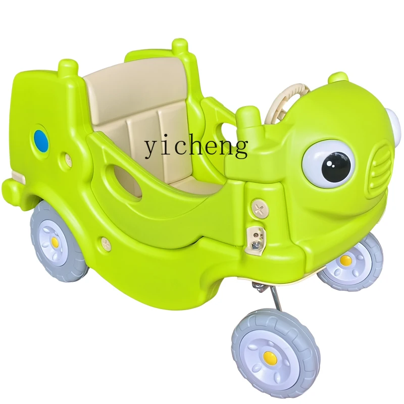 

Tqh Playground Small Room Car Toys Children's Four-Wheel Convertible Car Kindergarten Sensory Training Equipment