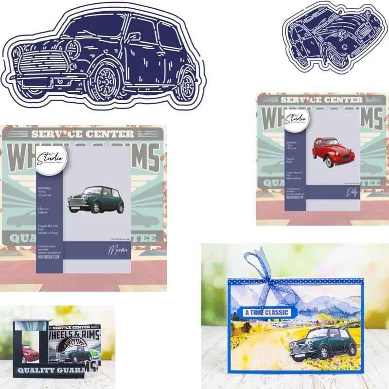 Rear view Mirrors and Window Car Lights Metal Cutting Dies New Arrival 2026 DIY Molds Scrap Booking Paper Making Die Cuts Crafts