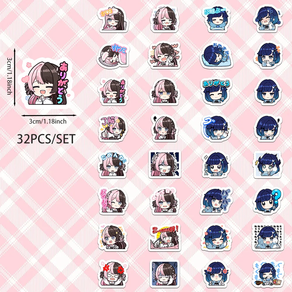 32pcs Cute Tsumugi Kokage And  - Memo Pad Sticky review and price