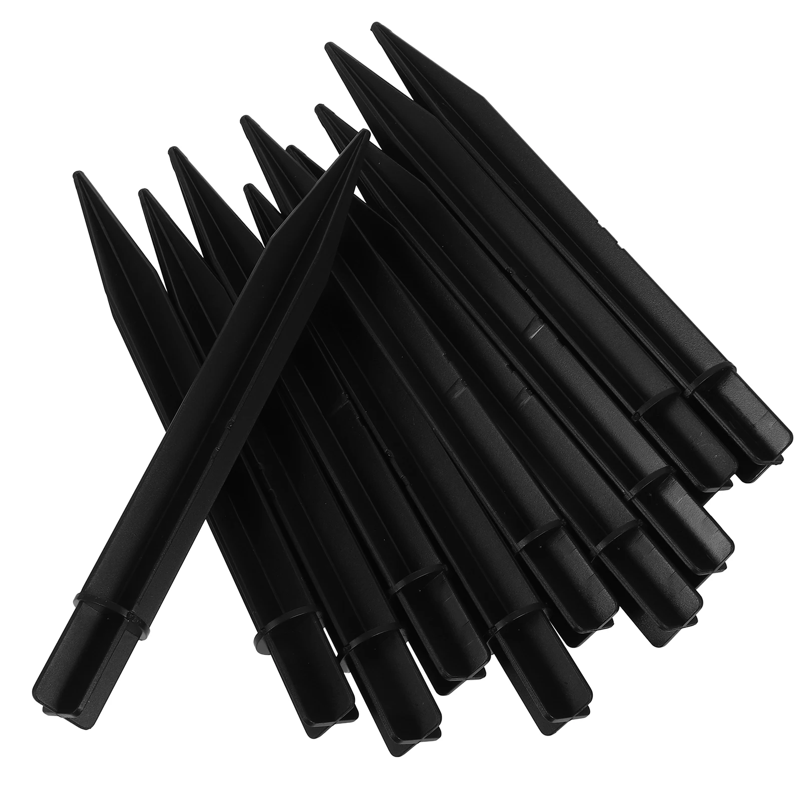 

10pcs Lawn Lamp Ground Spike Replacement ABS Solar Light Stakes Wind Resistant Garden Yard Light Stake Outdoor for Solar