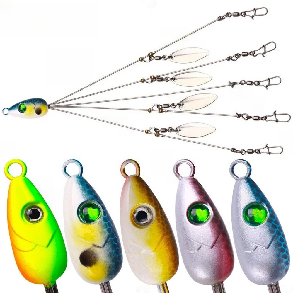 1 unidad de señuelo artificial New Alabama Rig de 22 cm y 15 g para pesca en agua dulce y salada, accesorios prácticos de pesca