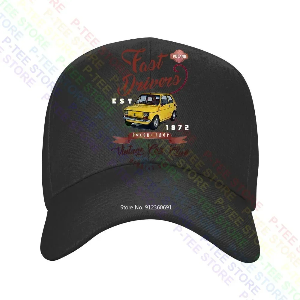 Polish Maluch Fiat 126P Truck Driver Caps Baseball Cap