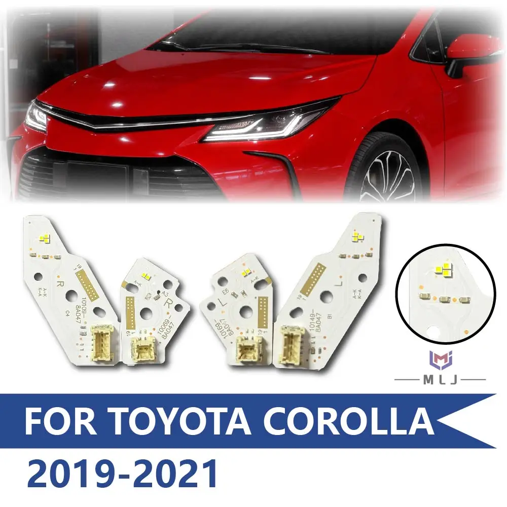 

White DRL Chip For Toyota Corolla ALTIS 2019 2020 2021 LED Angel Eye Board Daytime Running Light Chip Angel Eye Car Accessories