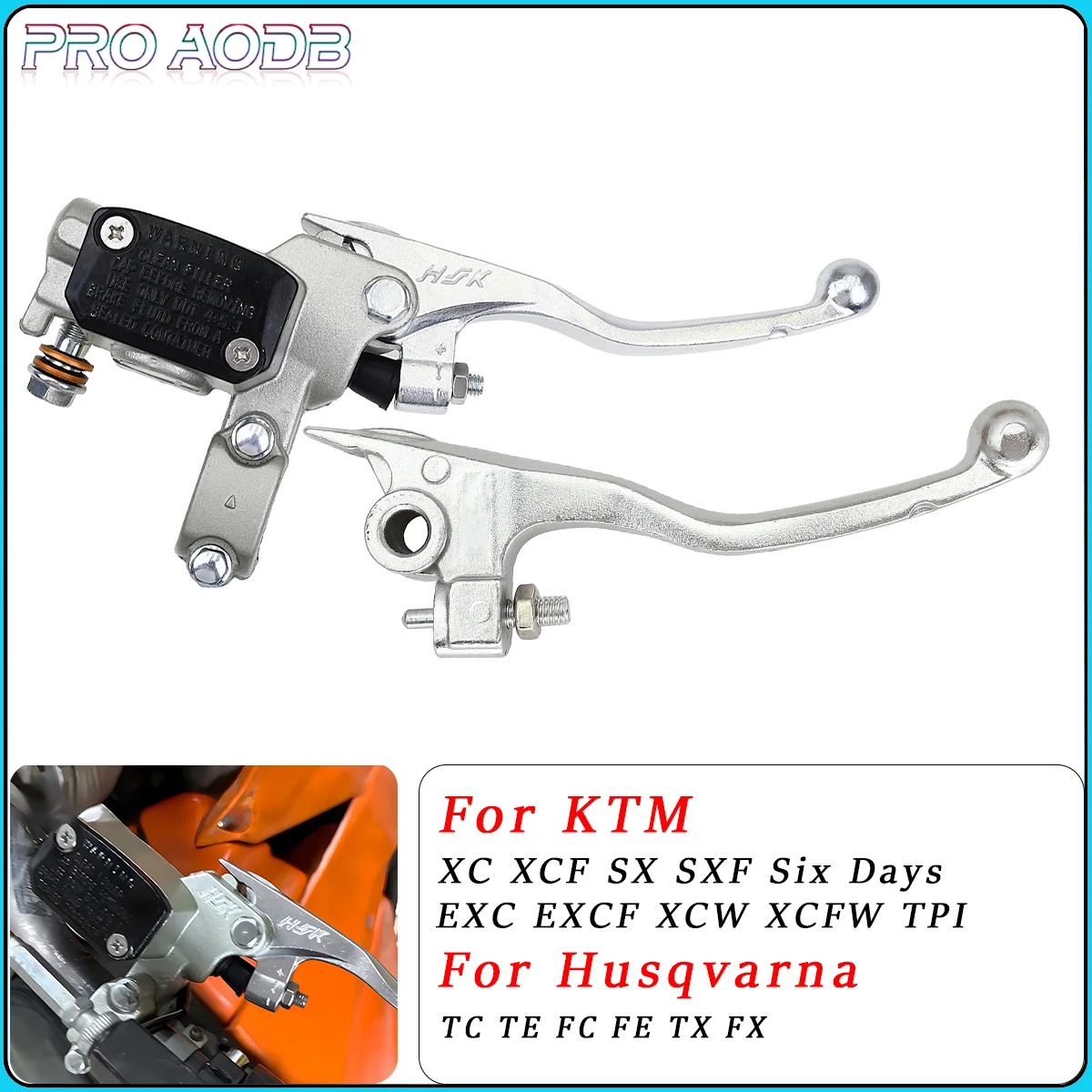 

Motocross Right Brake Master Cylinder Clutch Pump Brake Lever for KTM SX SX-F EXC EXC-F XC XC-W XC-F TPI 6Days 125-530 2008-2023