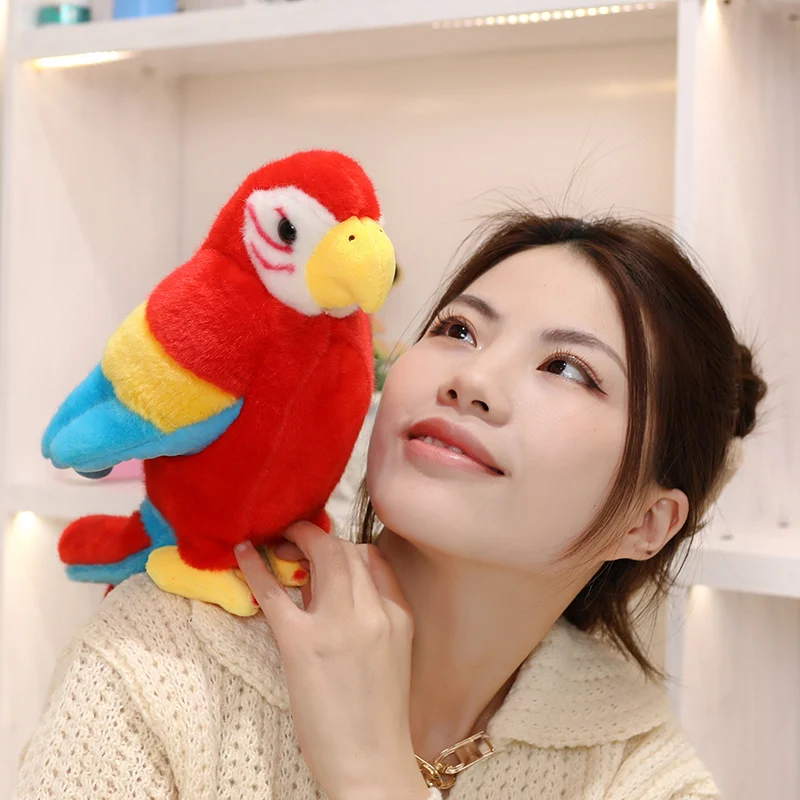おもちゃ ウーピア 赤いオウム ぬいぐるみ 本体