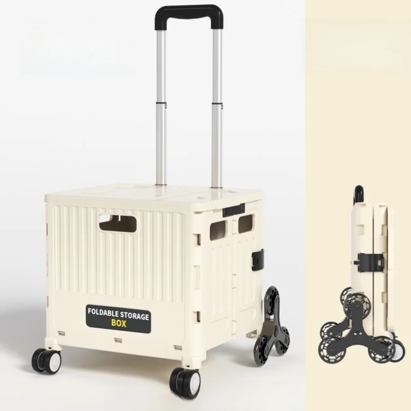 超軽量折りたたみ式ショッピングカートポータブル野菜購入用小型牽引車家庭用新型ハンドプッシュトラック