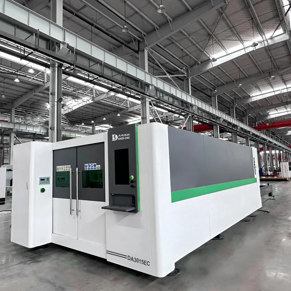 

20% Discount 3kw 6kw Enclosed Fiber Laser Cutting Machine 3015 Cut Metal Sheet Pipe Tube Cutter Full Surround Double Platform