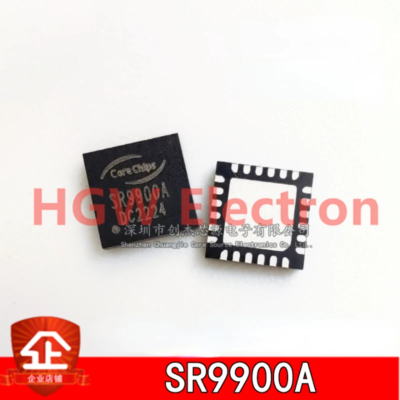 10pcs New and original SR9900A SR9900 Screen printing:SR9900A QFN-24 USB2.0 100M Ethernet controller chip SR9900A SR9900 QFN-24