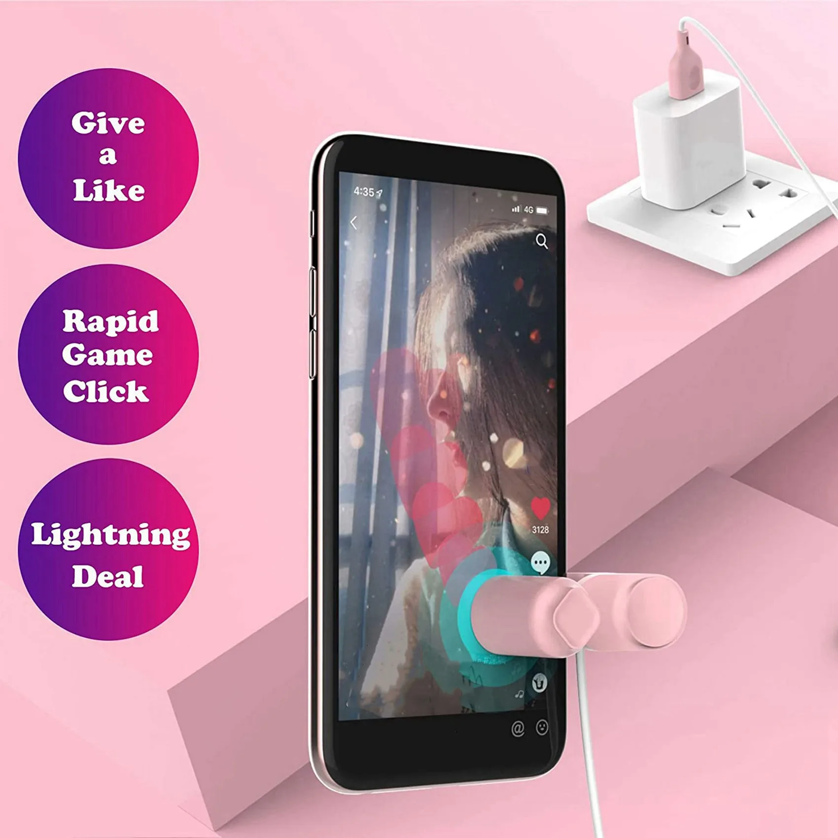 3X Phone Screen Auto Clicker, USB Device Screen Auto Clicker, Suitable For Games, Live Broadcasts, Video Auto Tapper