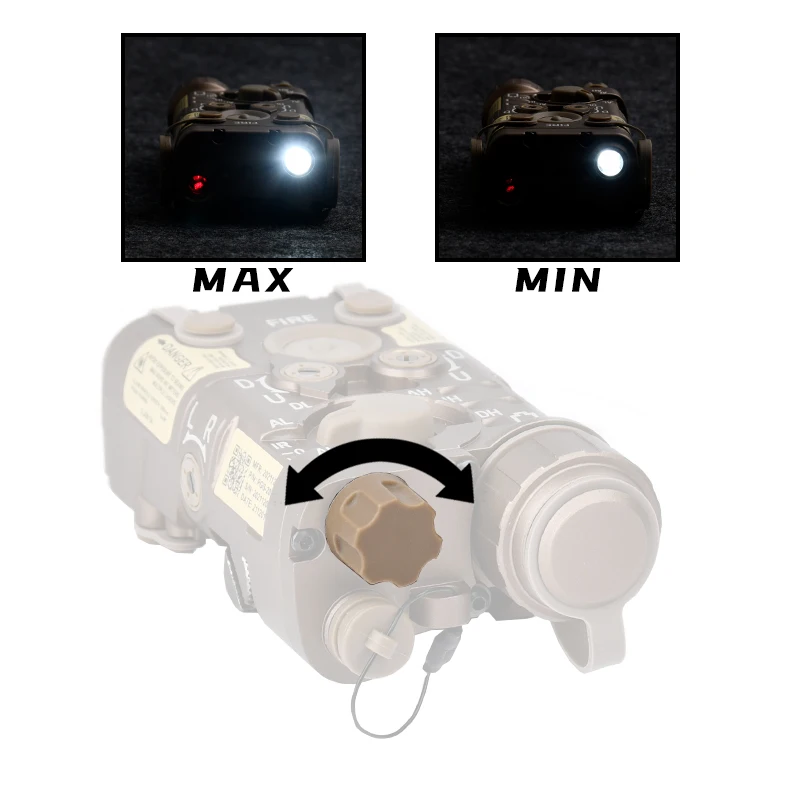 Interruptor táctico CNC para NGAL – Control dual láser IR y linterna